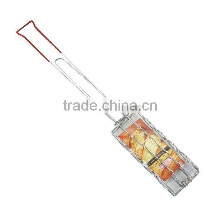 Grill rack with PVC handle