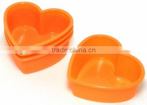 Christmas gift baking tools Silicone heart shape pan