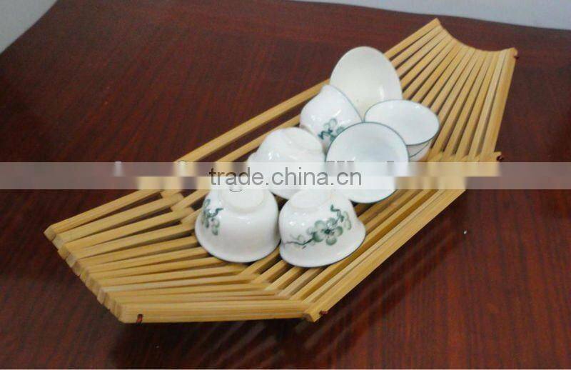 Fancy Japan Bamboo Boat Cup Mat