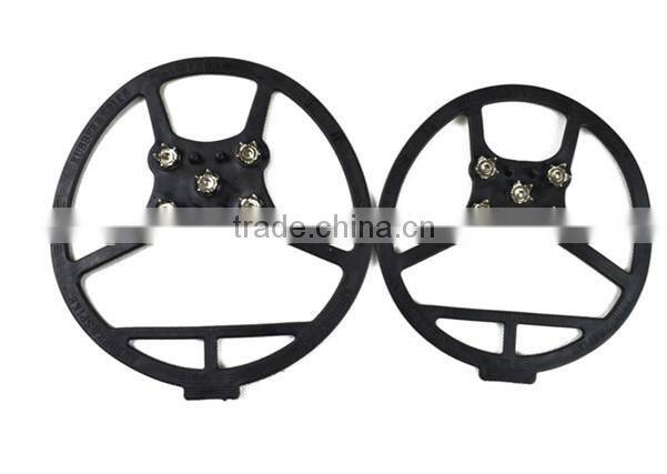 Fashion convenient ice spikes Anti-slip silicone rubber crampons