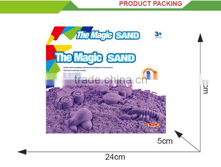 Good selling kids intelligent toy diy magic sand for kids