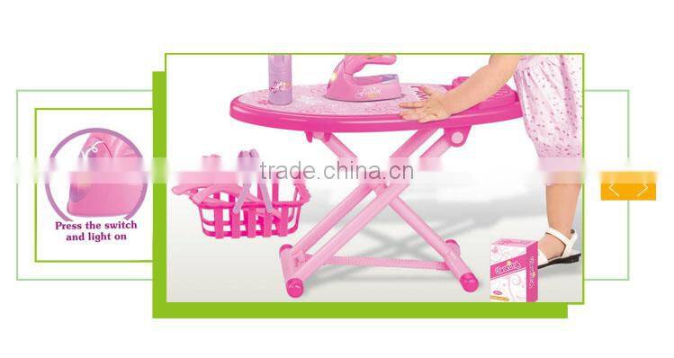 Best sale girl pretend little electric toy funny ironing board covers