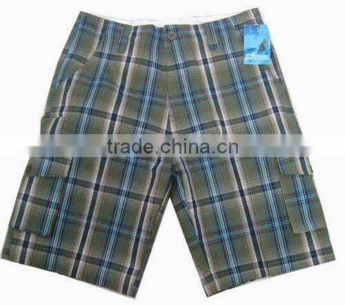 1105 Comfortable Mens check short