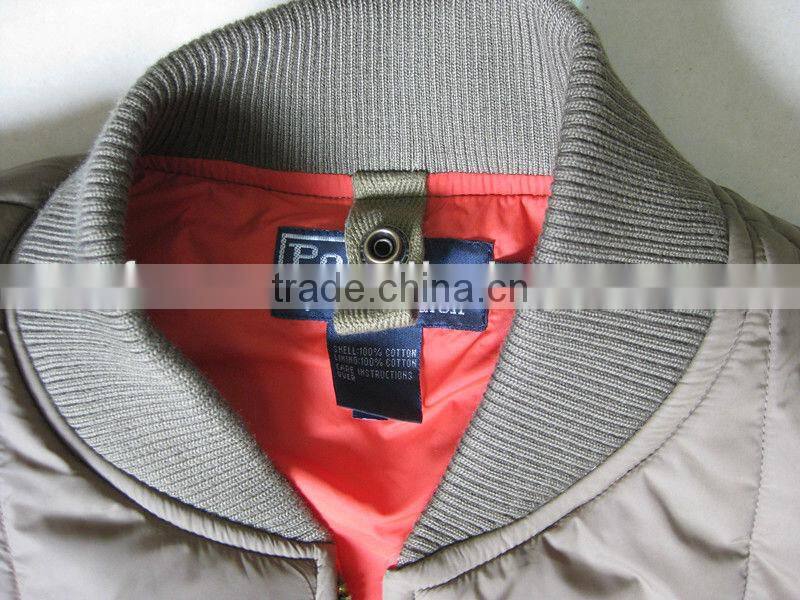 50D polyester taffeta with 100%polyester mens winter warm vest