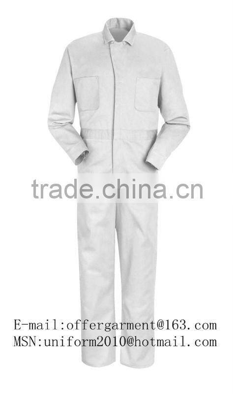 Snap-Front Cotton Fire Retardant&Anti-Acid Safety Coverall.JumpsuitsSL0320