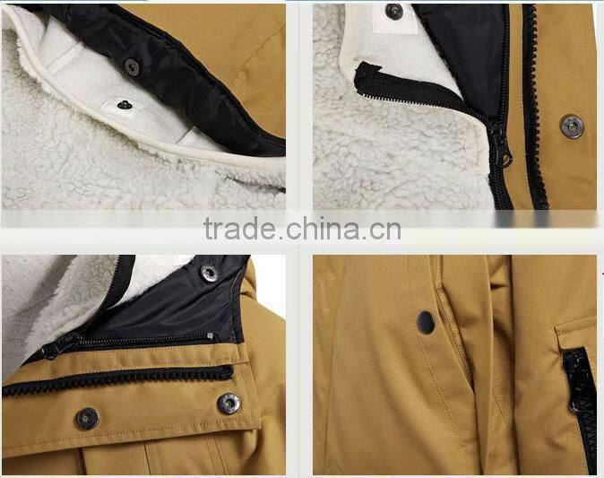 nylon waterproof warm winter jacket