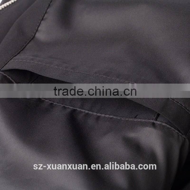 Customized black down jacket men winter thick padding coat