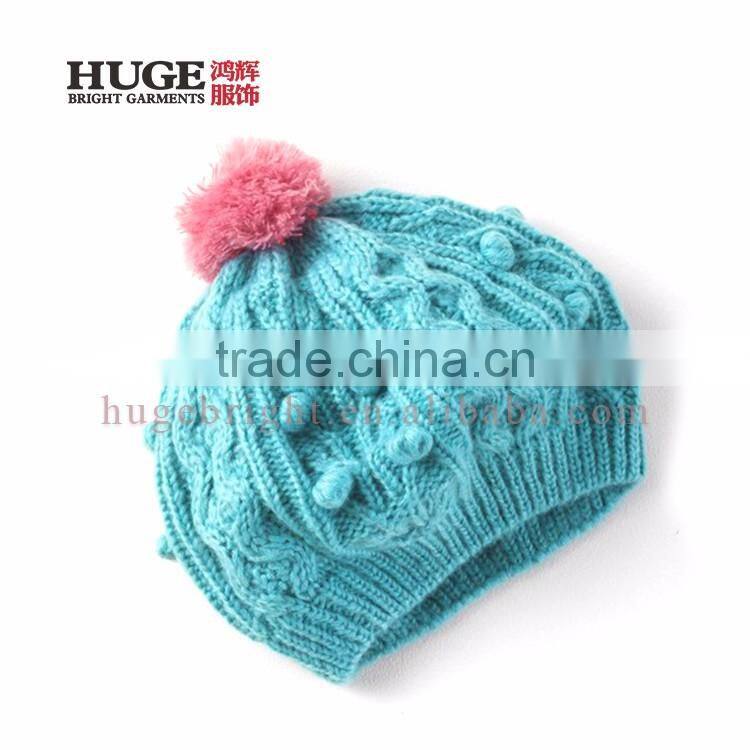Children Headwear 100% Acrylic Winter Fall Knit Winter Hats