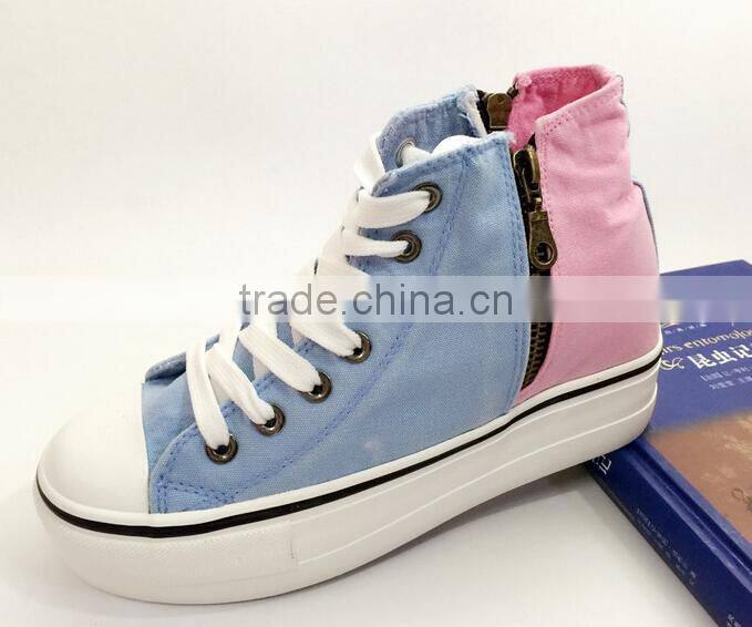 GZY Wholesale Fashion new model Women Canvas out of stock shoes