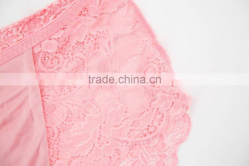Factory High Quality 100% Silk Custom Sexy Fancy Woman Underwear