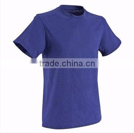 2016 Wholesale OEM Manufacture 180g 100% Cotton O-Neck Short Sleeve Casual Men Plain t-shirt