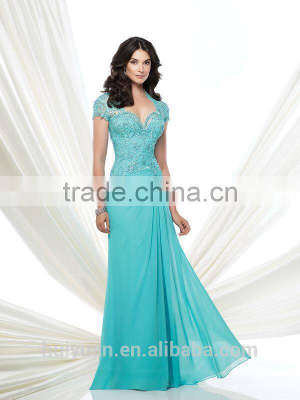 beautiful flowing long chiffon lace summer woman evening dress