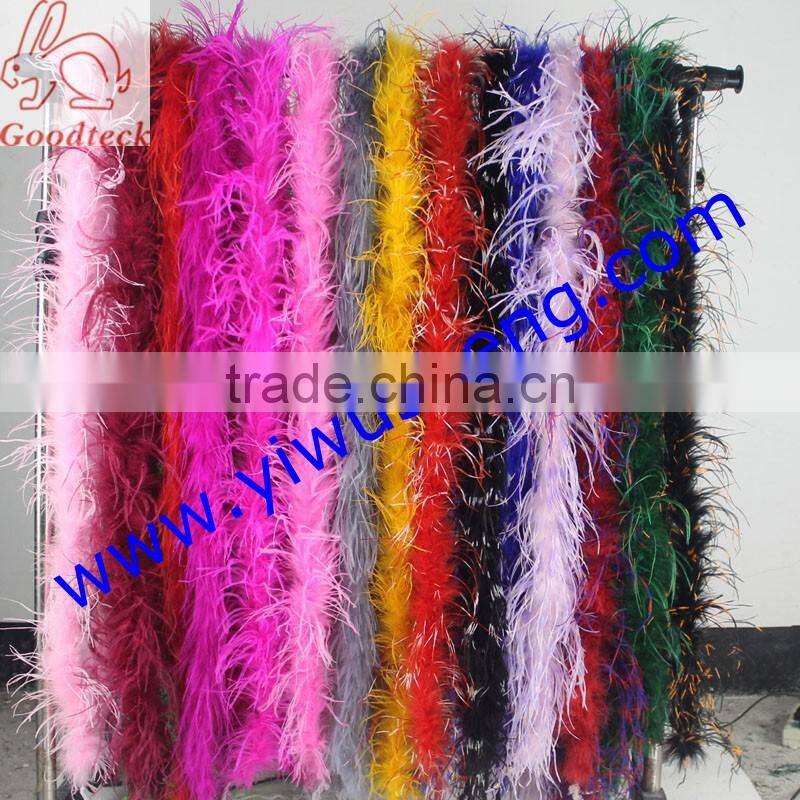 wholesale beautiful cheap ostrich puffs for hair accessory