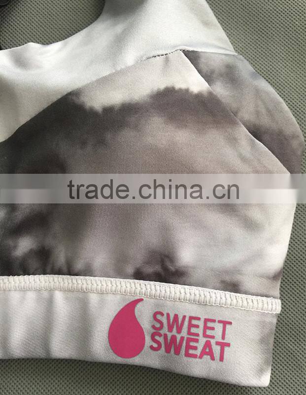 womens sports nylon spandex sexy yoga tops bra 2016