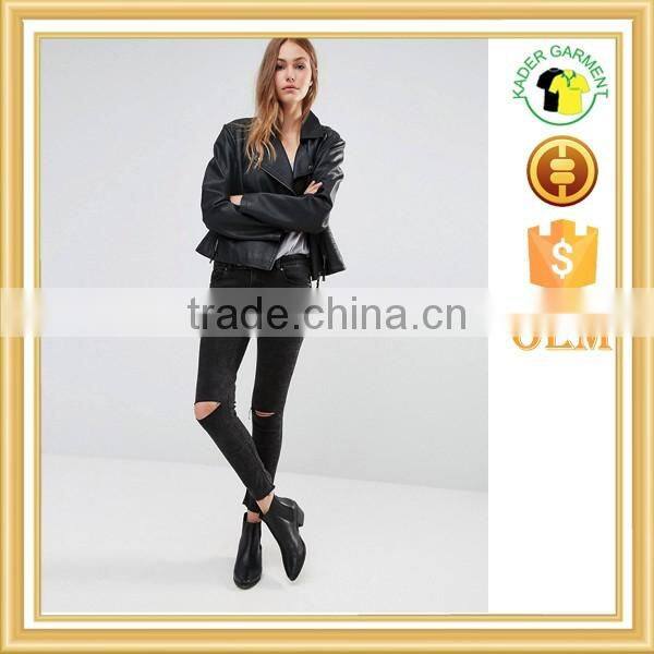 Fashion ladies jeans quality jeans leggings fashion washed out jeans