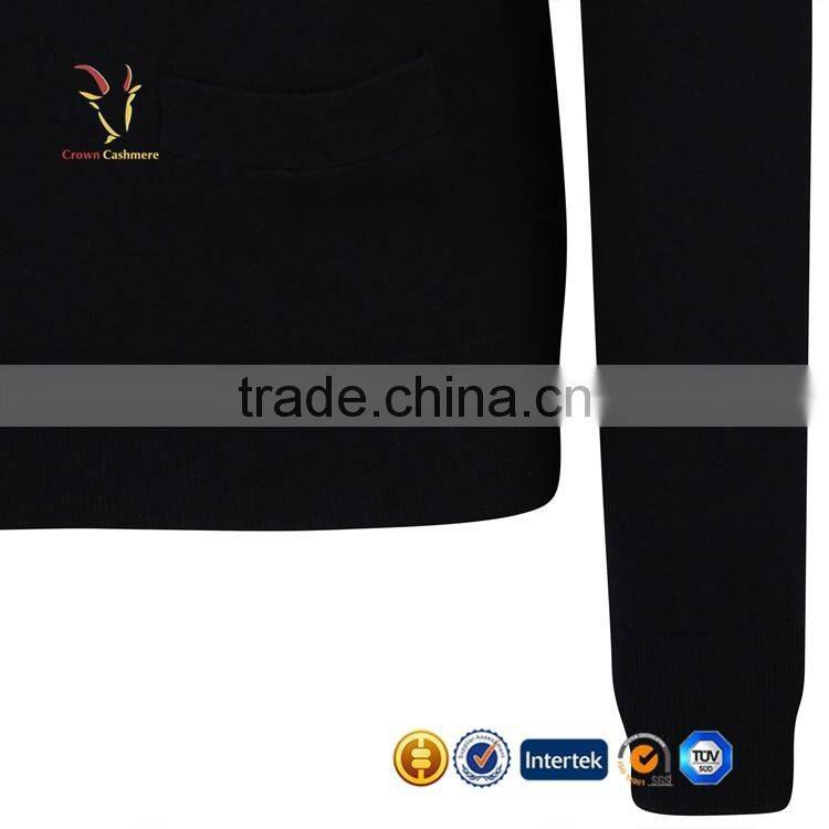 V Neck Mens Knitted Cashmere Cardigan Sweater