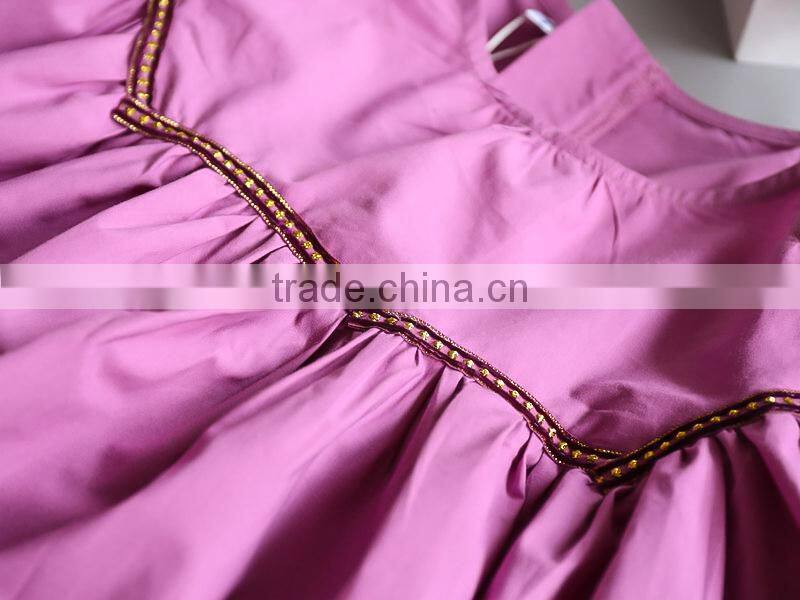 Children Frocks Designs Wholesale Baby Clothes Suspenders Breathable Girl High Waist Dress