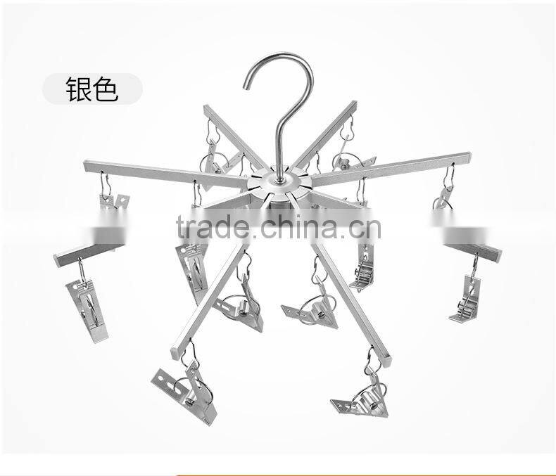 Multifunctional bra metal hanger plastic hanger for garment rose gold material hanger