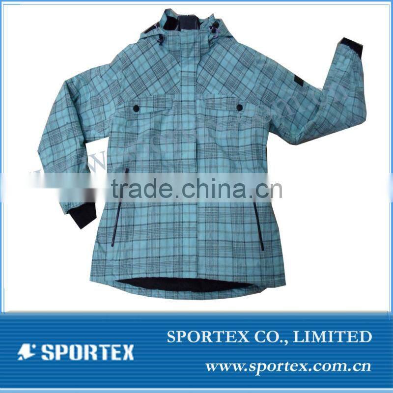 Mens Winter Hoody Ski Wear/Waterproof and Windproof Ski Jacket/Snow Wear