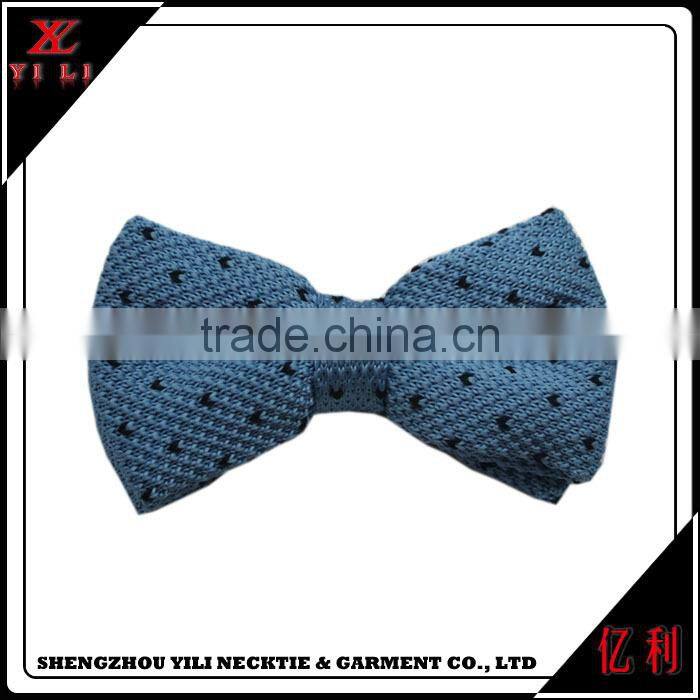 Mens polyester knitted cheap bow tie
