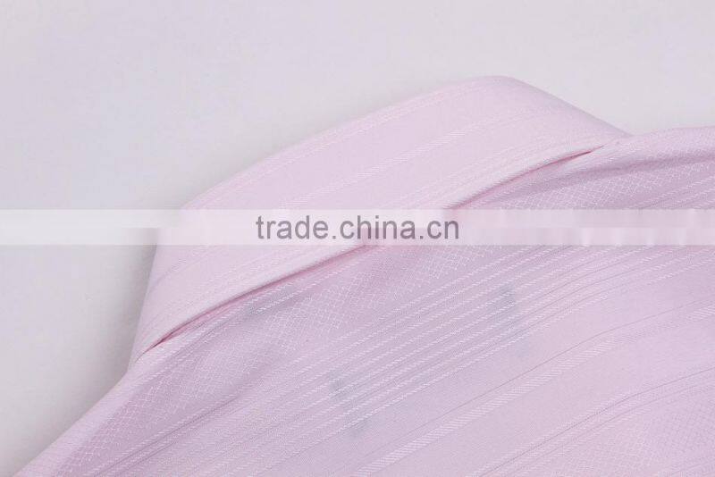 classic design mens dress shirt (White/Pink)