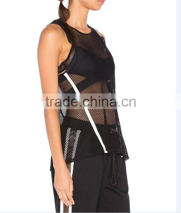 Wholsale OEM Women's 3pcs Yoga Set jacket And Elastic Workout Leggings Pants hot sexy xxx mesh sports wear