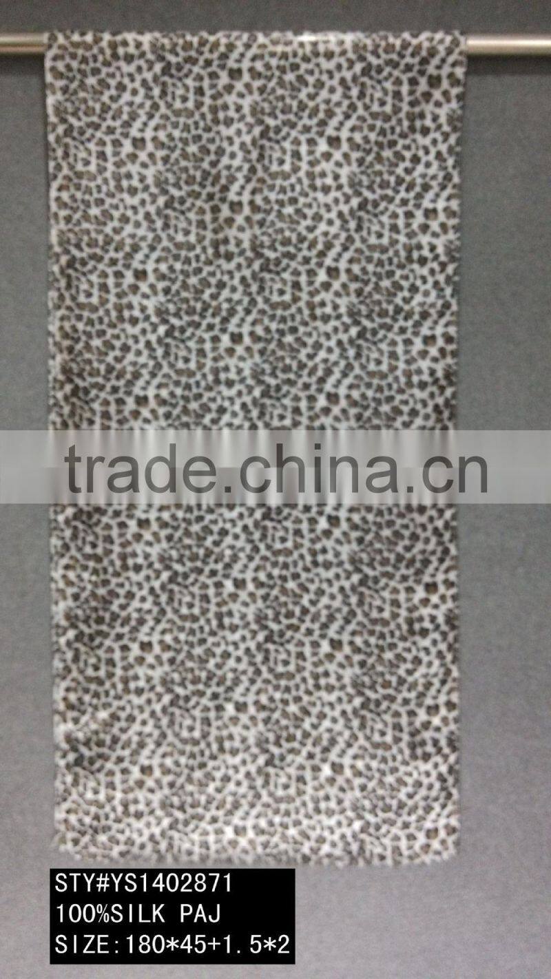 LADY SILK SCARF, LONG SCARF, TASSELS