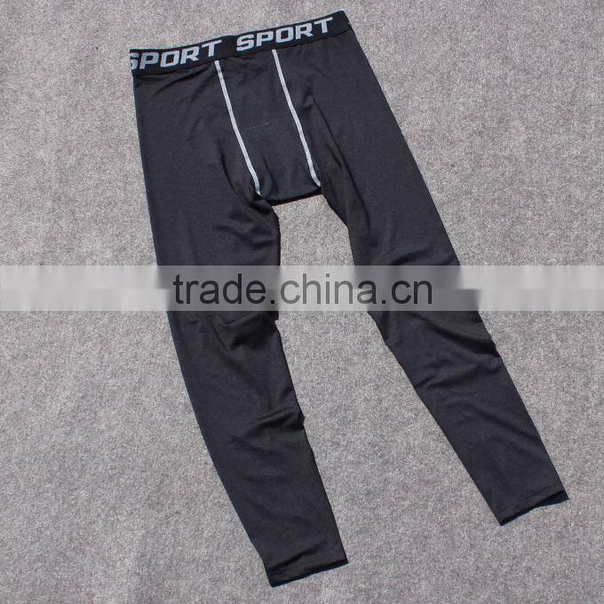 men's fashion polyester/spandex tight sports pants/leggings