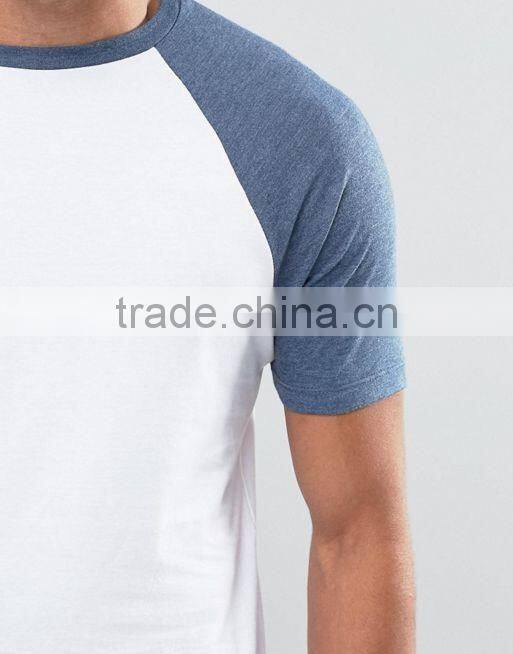 T-Shirt With Contrast Raglan Sleeves