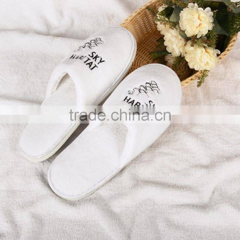 top quality coral velvet hotel slipper