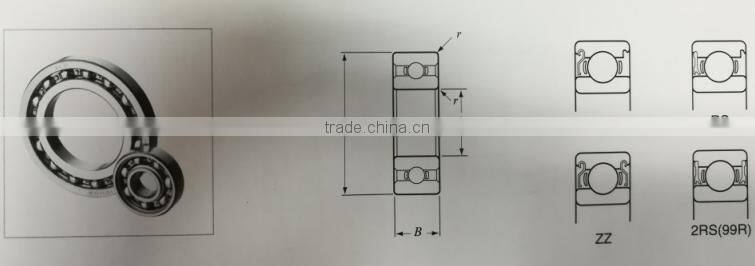 Cheap and High Quanlity Deep Groove Ball Bearing 16001ZZ/2RS