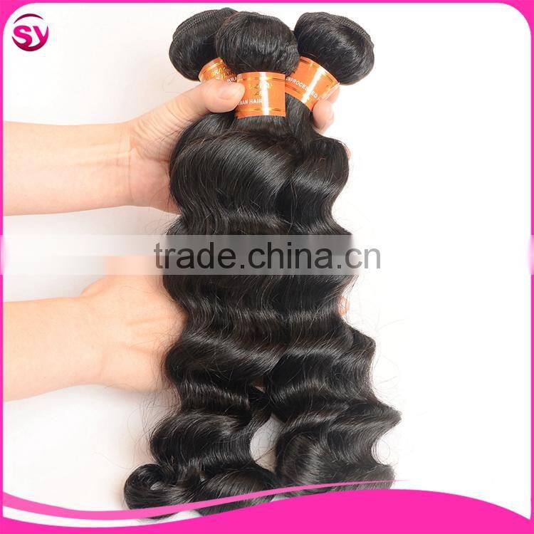 Wholesale 7a Grade Loose Deep Wave Raw Indian Temple Hair Extensions