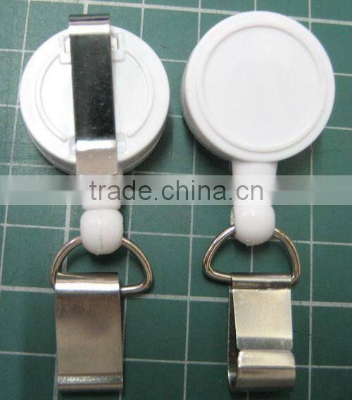 Entertain stylish Various Jelly Color alligator clip ID badge reel