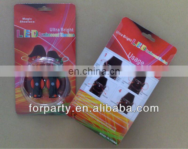 LSC-018 Hot sale led flashing shoelaces