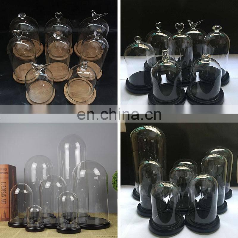 Factory Direct Supply Preserved Rose Flowers in Glass with Led