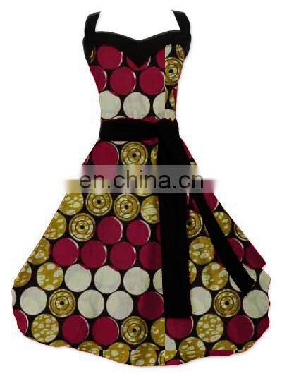 wholesale african wax print cotton fashion prom dress