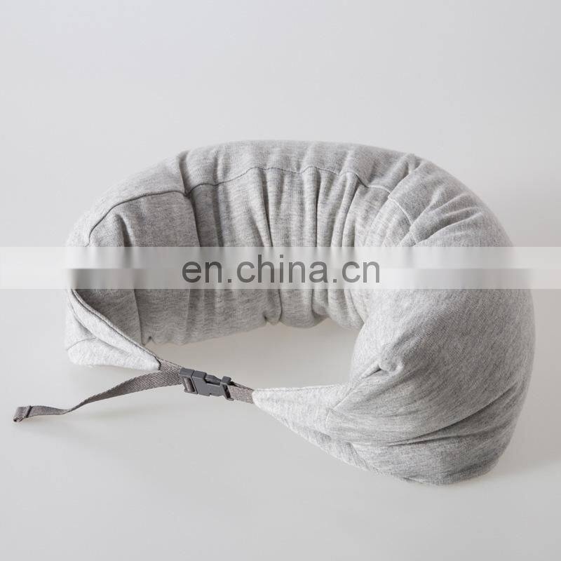Travel Hoodie Neck Pillows with Cap U-shape Pillow for Napping