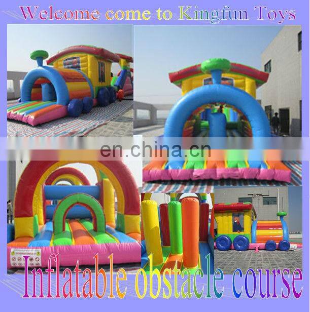 Commercial inflatable interactive obstacle sport