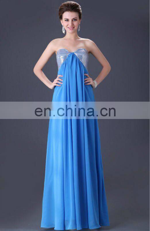 Grace Karin Sexy Backless Sequins Evening Dress Long Chiffon Size US 2~16 CL3444-3