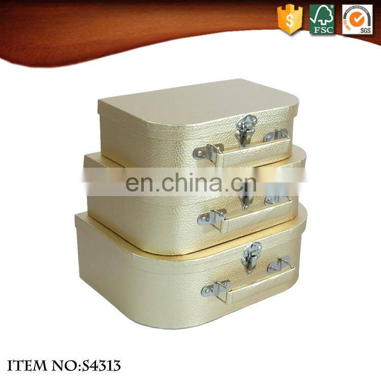 Mini Cardboard Suitcase Box Sets