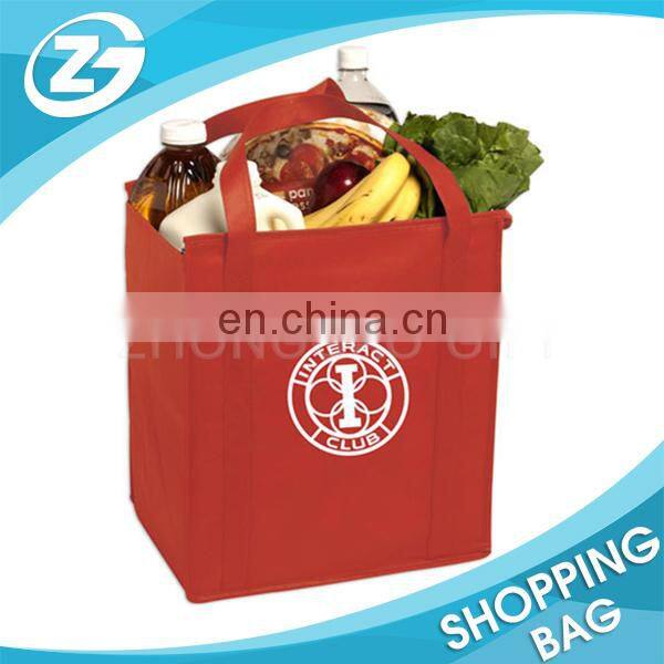 Brand Logo For promotion Solid Color Reusable Shopping Tote Bag Non Woven