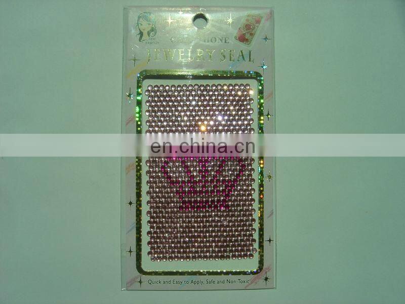 Custom flower shape Mobile sticker type acrylic stickers