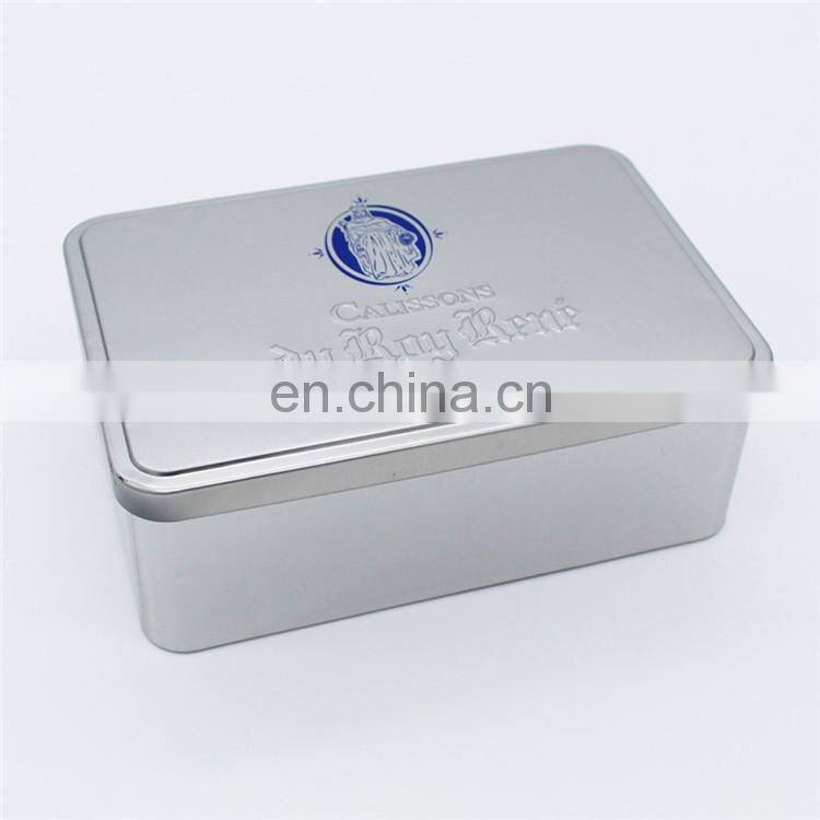 cookie biscuit tin box /empty airtight tin can with 4c printing