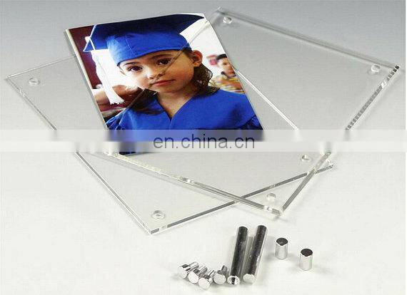 Fixture shopping Displays 4 x 6 Acrylic Photo Holder,graduation picture photo frame