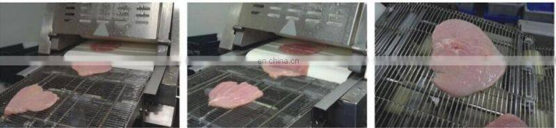 Super quality wholesale chicken meat flatten machine for chicken nuggets