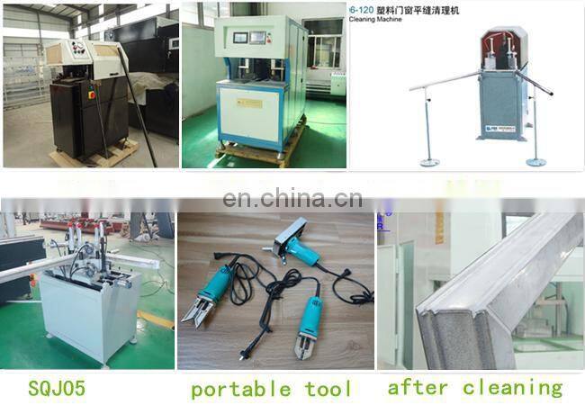 45 degree cutting glazing beads plastic window and door machine