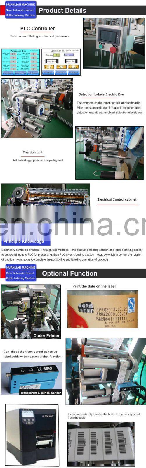Labeling Machine Being Able to Connect Production Line , Top Surface Labeler Heads
