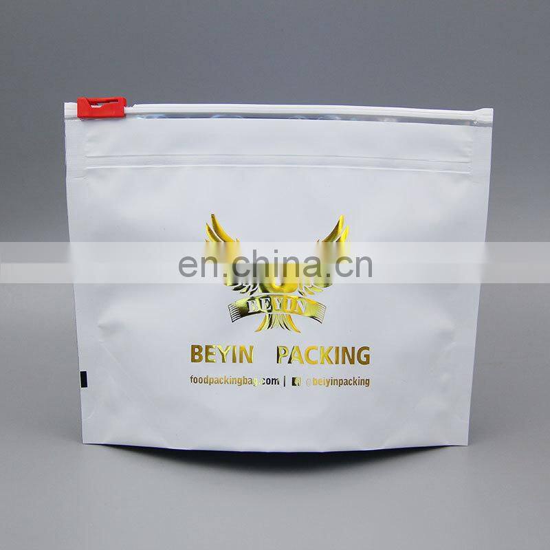 Custom Printing Mylar Ziplock Bag Child Proof Pouch/ Child Resistant Exit Bag with sandpaper