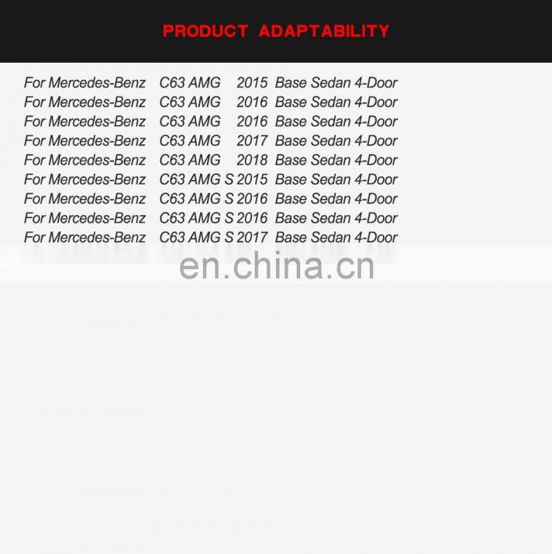 Carbon Fiber Rear Bumper Lip for Mercedes Benz C63 W205 AMG Sedan 4-Door 2015-2018