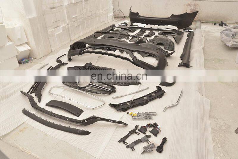14-16 W212 E63 car full Body Kit for Mercedes E350 E400 Sport AMG Style